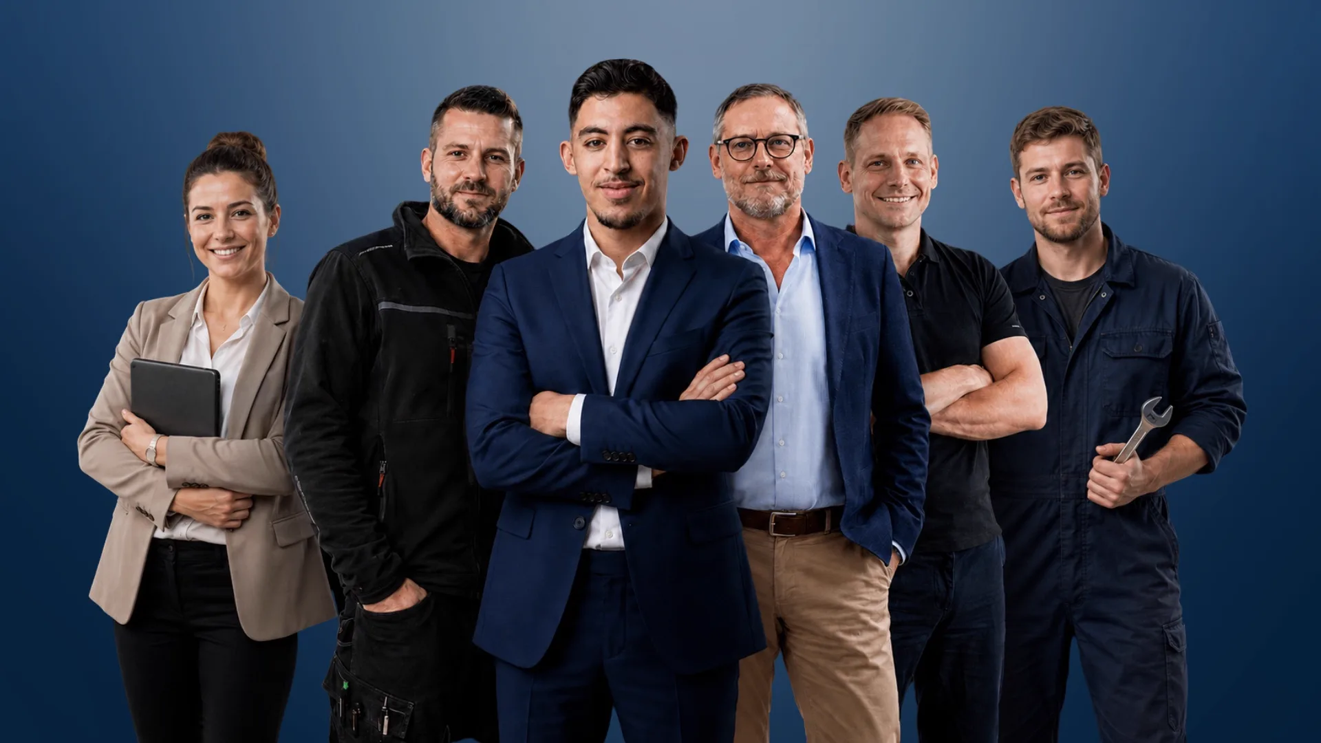 Das ESM-Growth-Team aus Vertrieb, Handwerk und Verwaltung